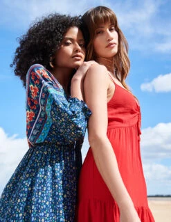 V Neck Batwing High Low Dress -Soft Dress Wear Sales Store 850 5931