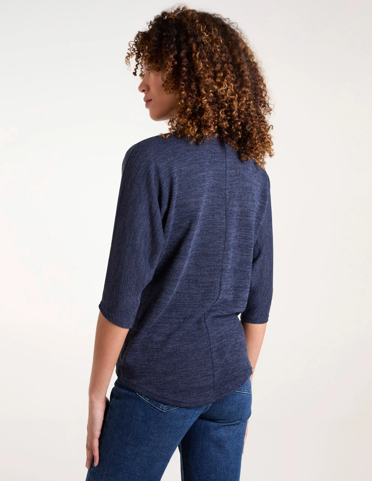 Metallic Zip Front Top 4 Metallic Zip Front Top - Image 4