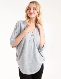 Heart Zip Front Top