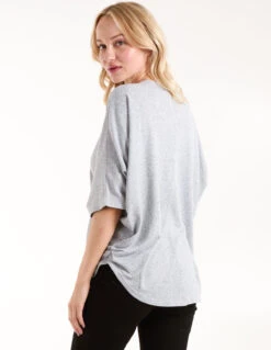 Heart Zip Front Top -Soft Dress Wear Sales Store AW24006B019 133747