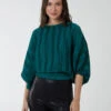 Oversized Batwing Top