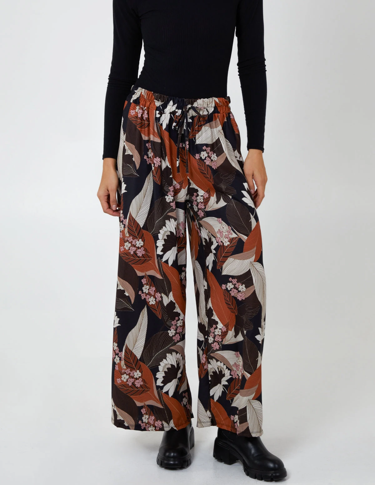 Leaf Print Trouser 2 Leaf Print Trouser - Image 2