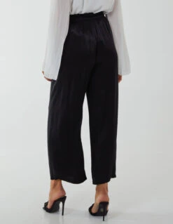 Satin Wide Leg Trouser 7 Satin Wide Leg Trouser -Soft Dress Wear Sales Store BV2279 BLACK 79 1