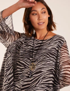 2 In 1 Woven Top -Soft Dress Wear Sales Store BV233418 BLACK 6927