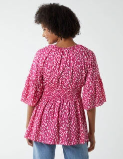 Shirred Bust Top 7 Shirred Bust Top -Soft Dress Wear Sales Store BV233428020 95609