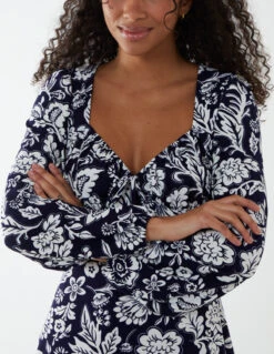 Neck Shirred Mini Tiered Dress -Soft Dress Wear Sales Store BV233820 NAVY 3 28eeddca 791c 4d24 9220 142d1c7fbde6