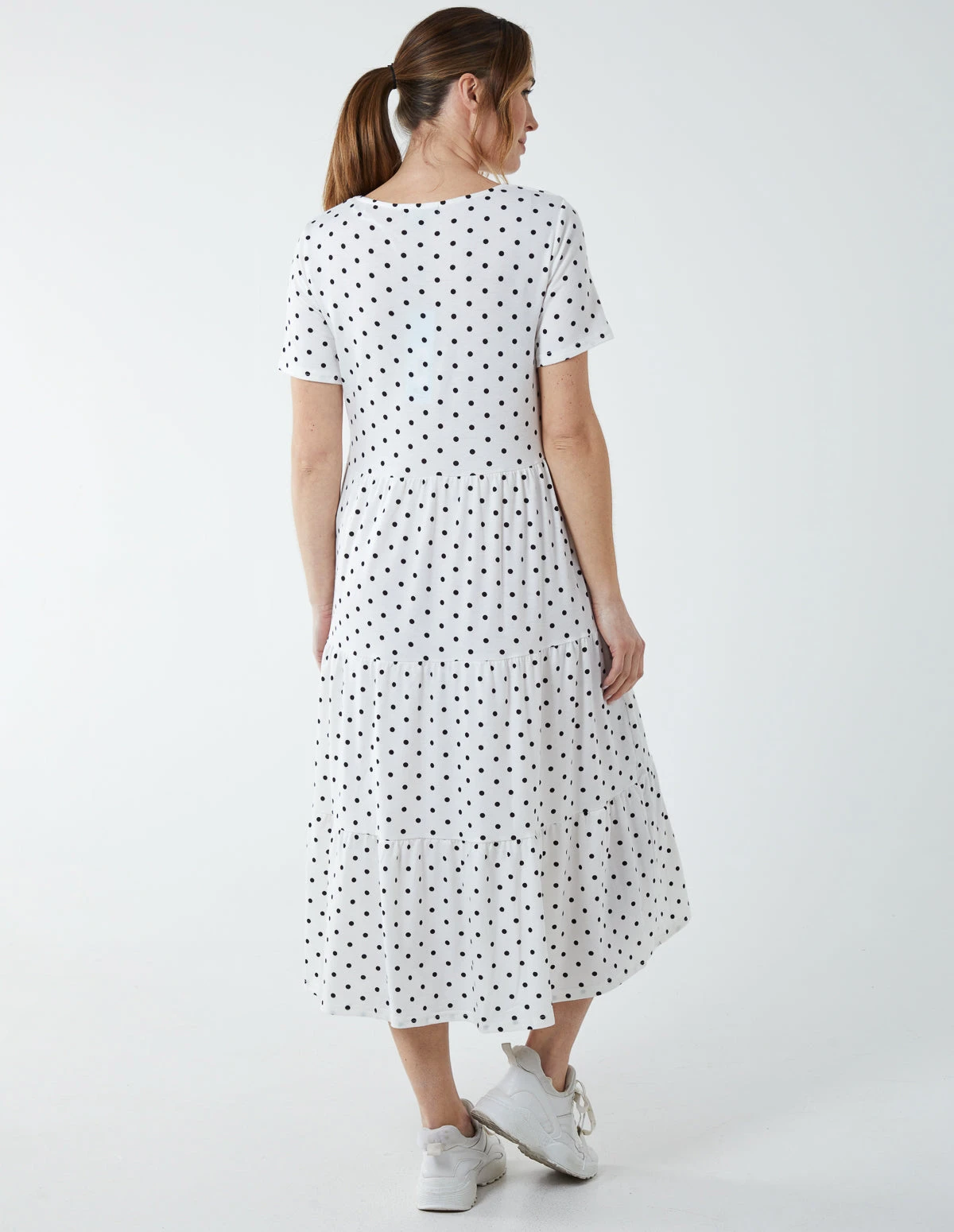 Tiered Smock Midi Dress 4 Tiered Smock Midi Dress - Image 4