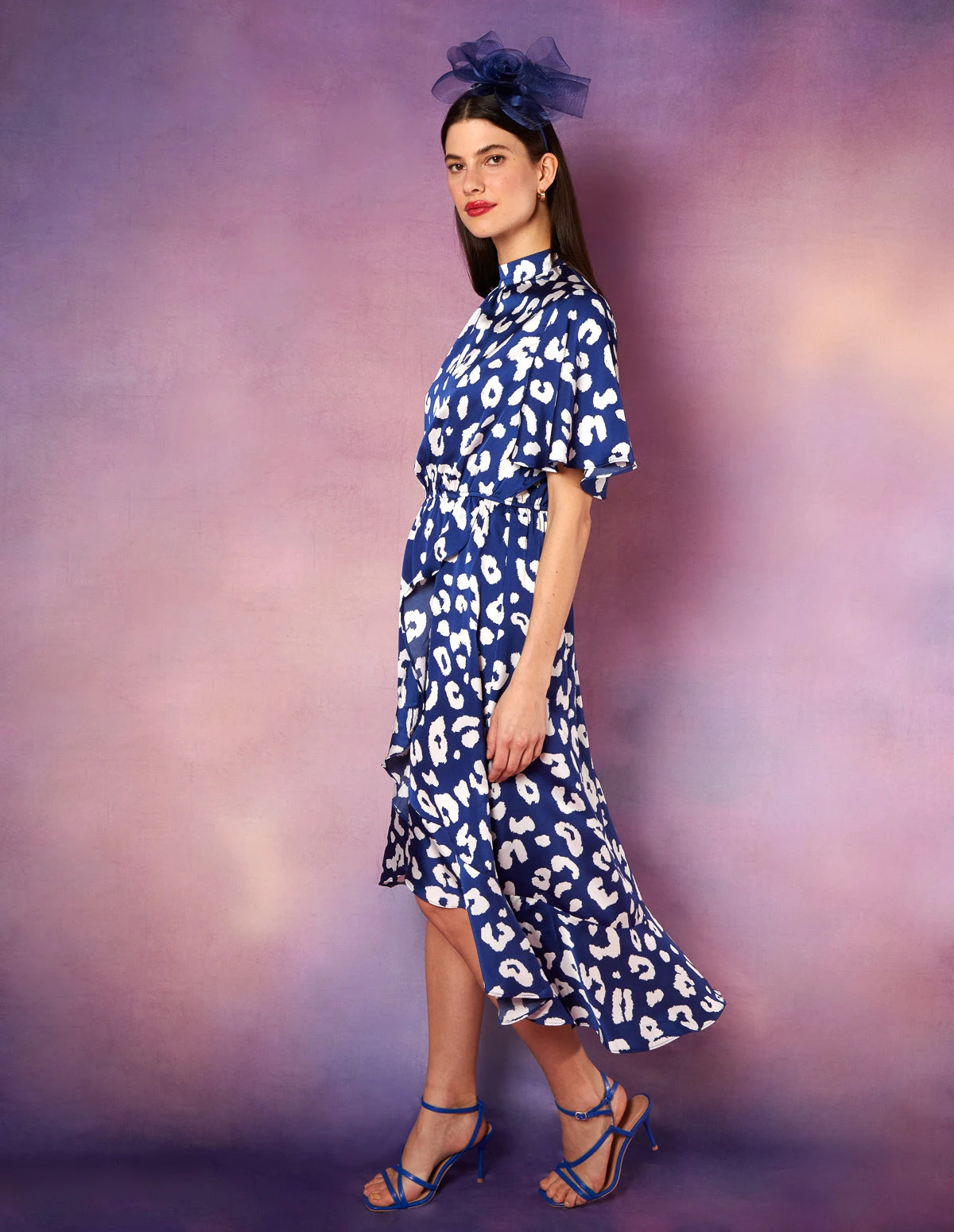 Angel Sleeve Wrap Ruffle Midi Dress 1 Angel Sleeve Wrap Ruffle Midi Dress