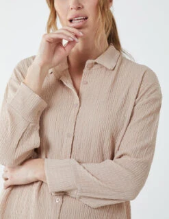 Waffle Shirt And Trouser Set 6 Waffle Shirt And Trouser Set -Soft Dress Wear Sales Store BV233950 STONE 8268 1