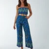 Belted Bandeau Jumpsuit