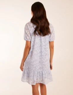 Jacquard Smock Mini Dress -Soft Dress Wear Sales Store BV245039263 131714