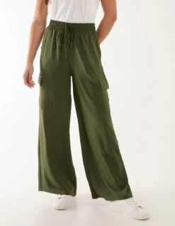 Wide Leg Combat Trouser 5 Wide Leg Combat Trouser -Soft Dress Wear Sales Store BV245208056 132724