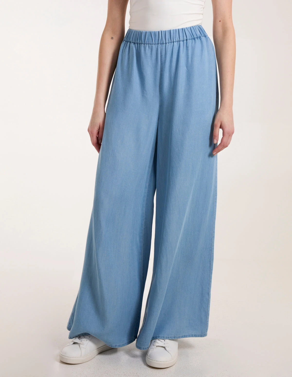Tencel Wide Leg Trouser 2 Tencel Wide Leg Trouser - Image 2