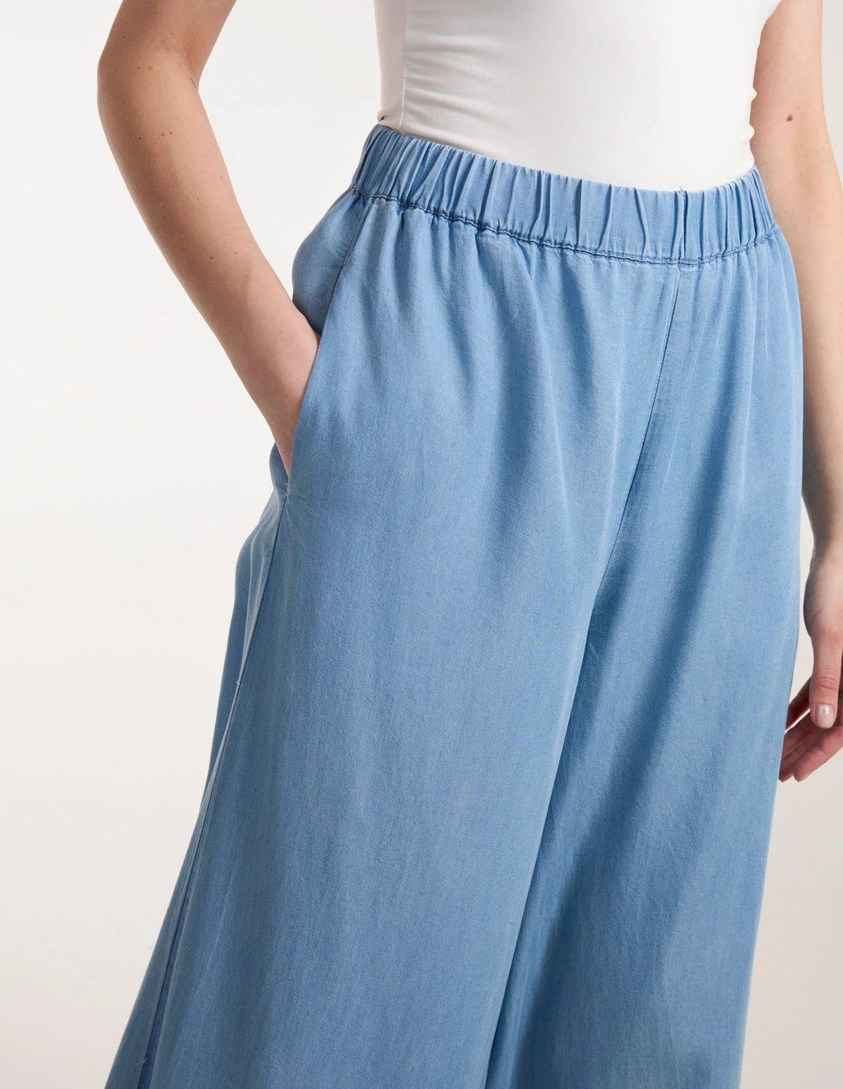 Tencel Wide Leg Trouser 3 Tencel Wide Leg Trouser - Image 3