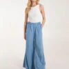 Tencel Wide Leg Trouser