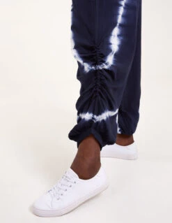 Tie Dye Ruched Harem Trouser -Soft Dress Wear Sales Store BV245230 NAVY 43481