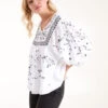 Embroidered All Over Blouse