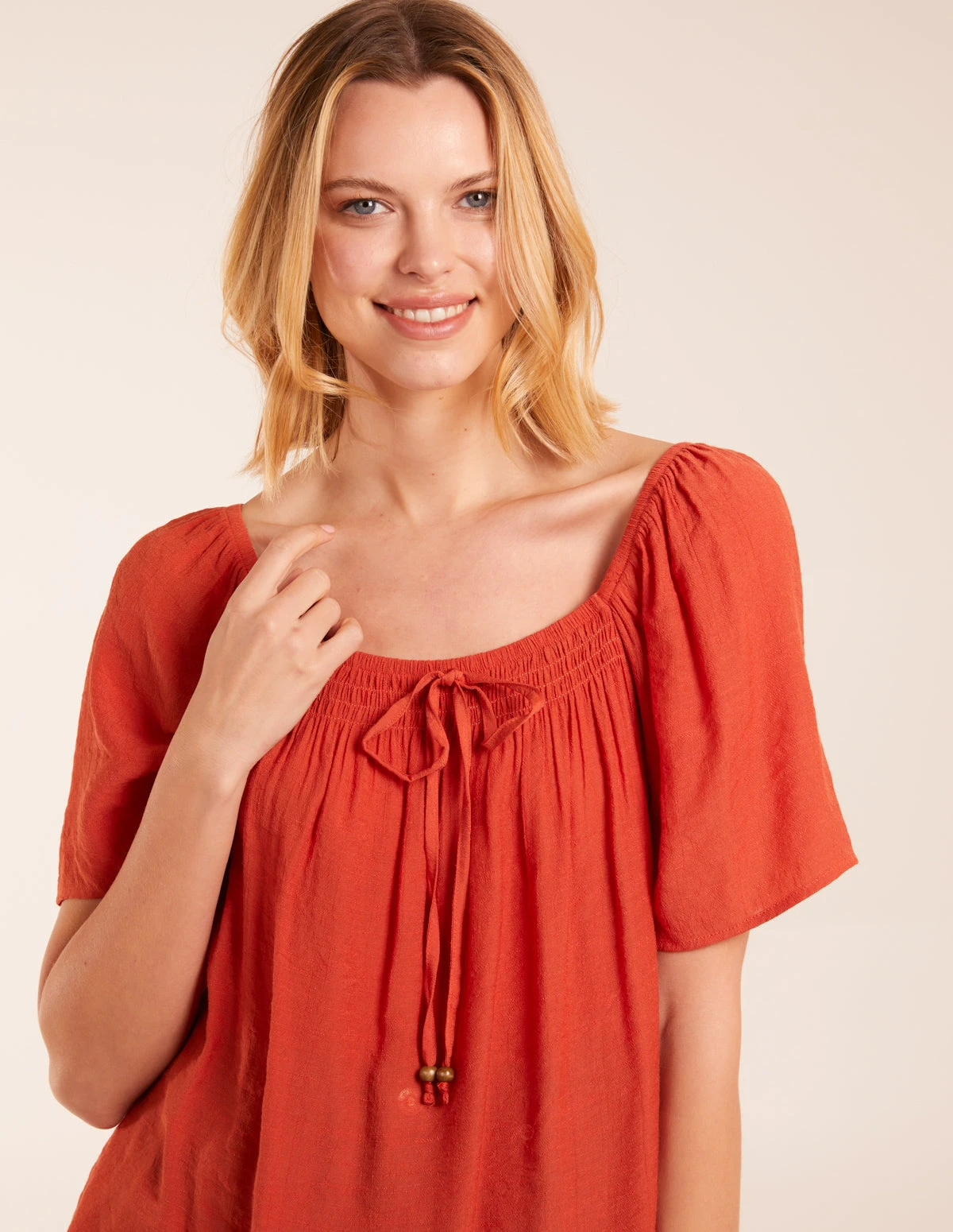 Milkmaid Shirred Swing Top 2 Milkmaid Shirred Swing Top - Image 2