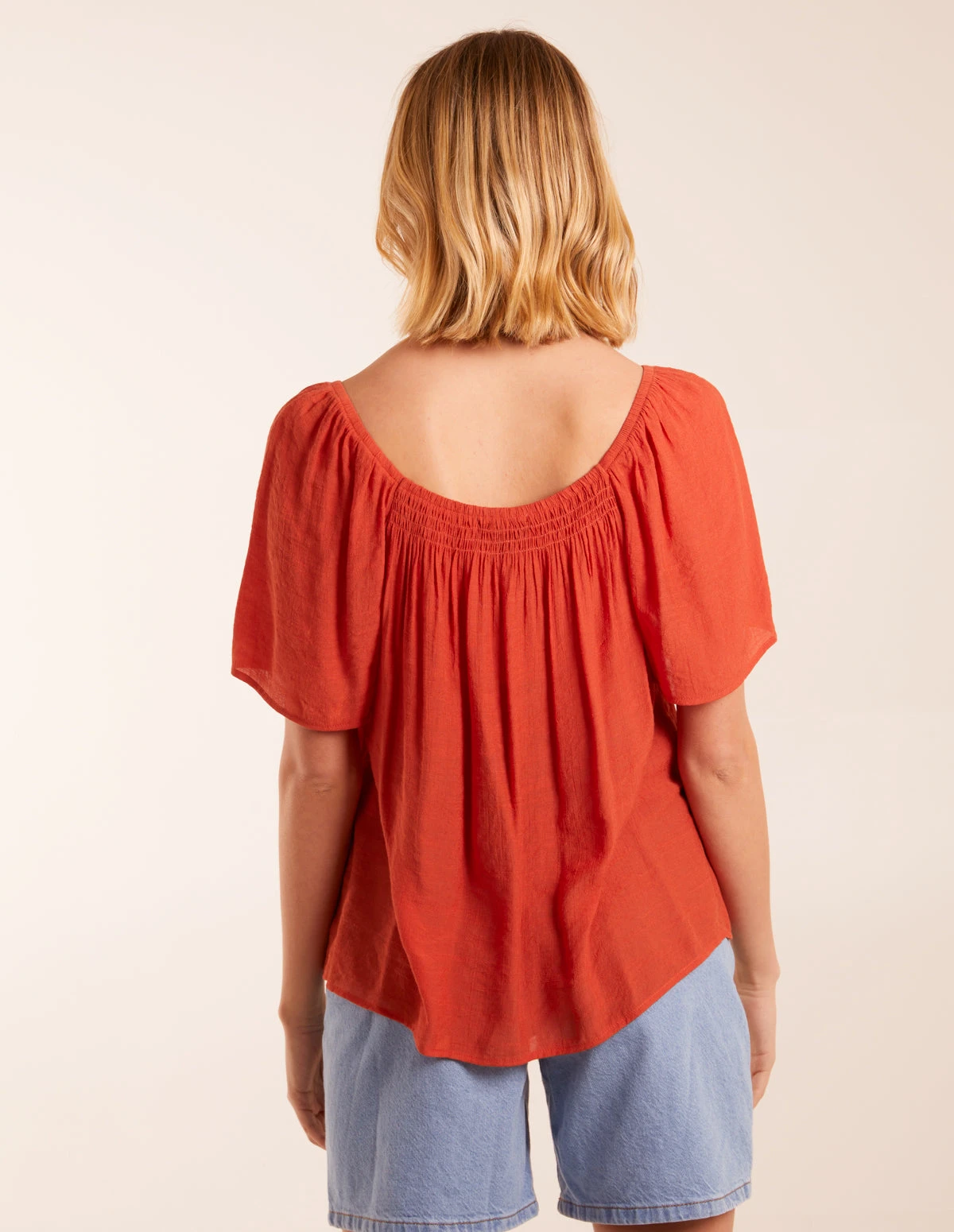 Milkmaid Shirred Swing Top 4 Milkmaid Shirred Swing Top - Image 4
