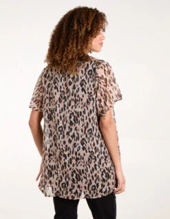 V Neck Animal Blouse 7 V Neck Animal Blouse -Soft Dress Wear Sales Store BV245459 ANIMAL 5509