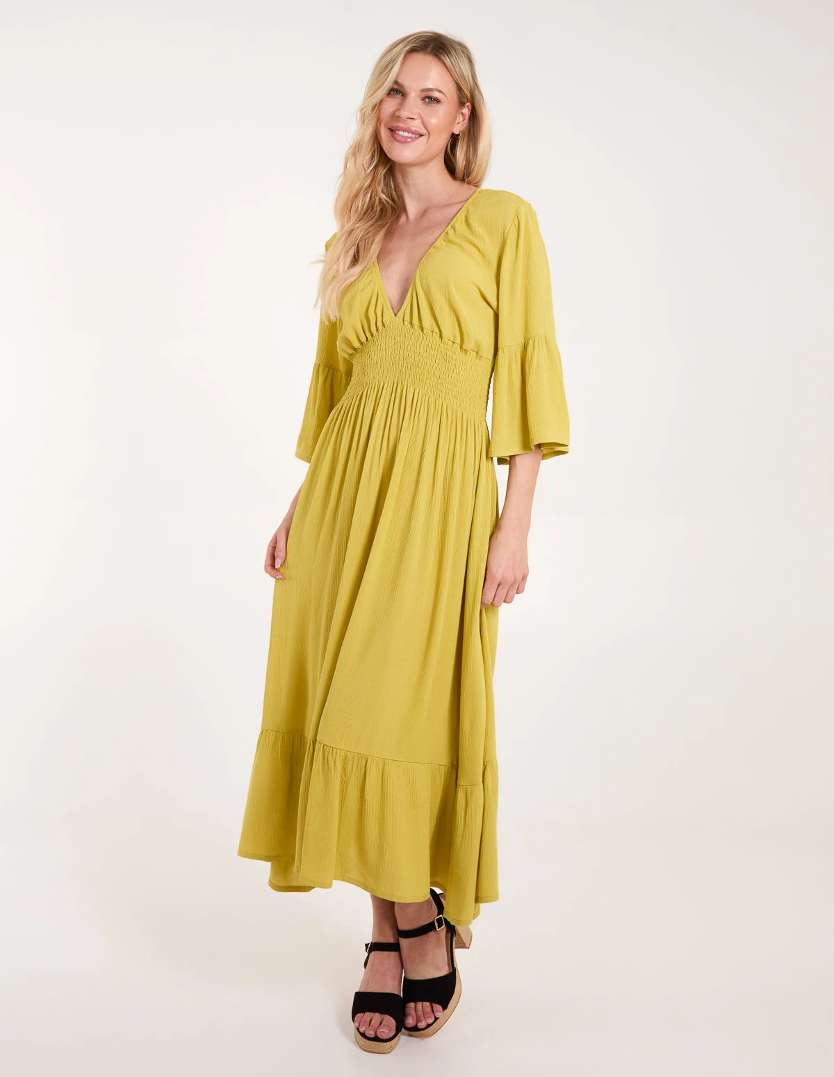 Shirred Empire Bust Dress 4 Shirred Empire Bust Dress - Image 4