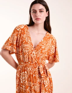 Double V Midi Dress With Tassel Tie 7 Double V Midi Dress With Tassel Tie -Soft Dress Wear Sales Store BV245822011 130711