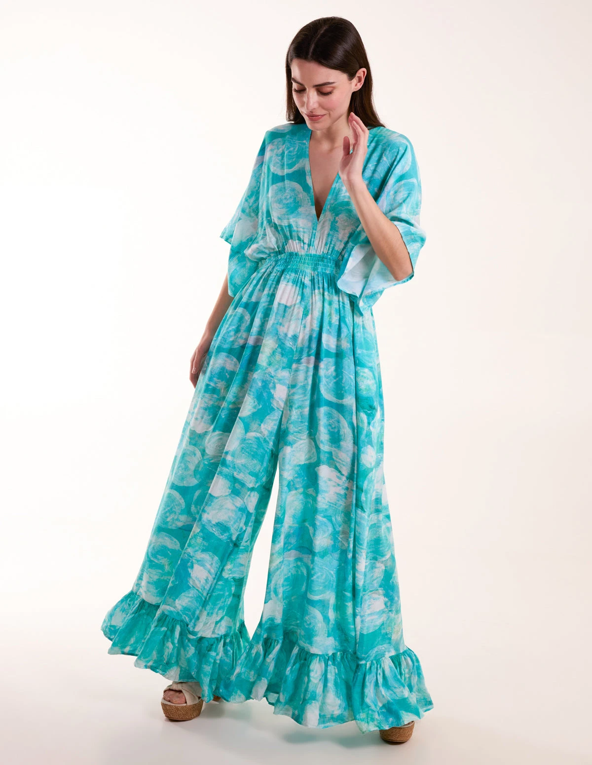 V Back And Front Jumpsuit 2 V Back And Front Jumpsuit - Image 2