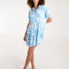 Mini Smock Shirt Dress