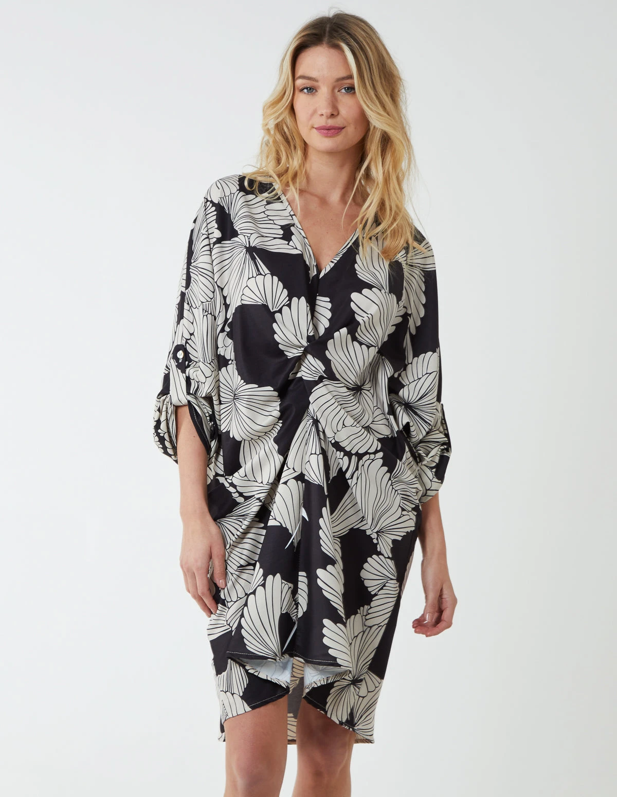 Twist Front Floral Print Tunic 3 Twist Front Floral Print Tunic - Image 3