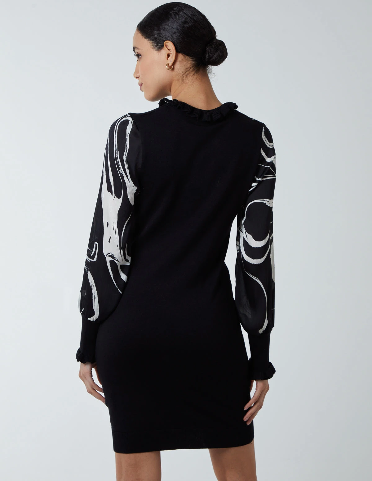 Marble Sleeve Dress 4 Marble Sleeve Dress - Image 4