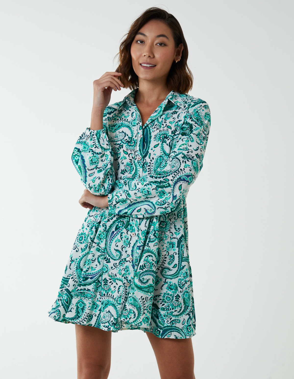 Paisley Button Down Dress 1 Paisley Button Down Dress