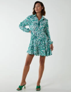 Paisley Button Down Dress 5 Paisley Button Down Dress -Soft Dress Wear Sales Store BV2644023 108599