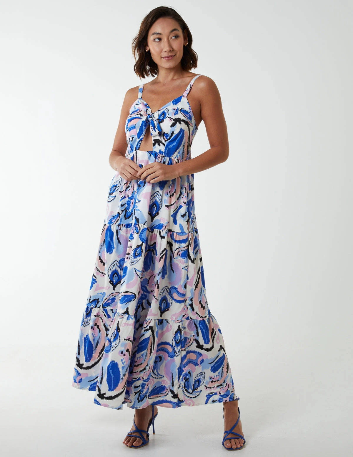 Abstract Tie Detail Dress 1 Abstract Tie Detail Dress