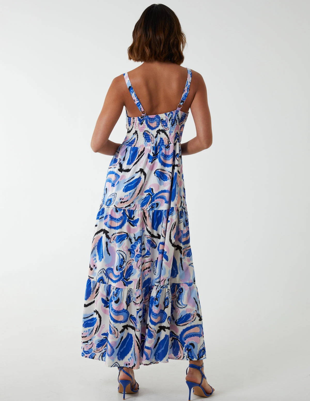 Abstract Tie Detail Dress 4 Abstract Tie Detail Dress - Image 4