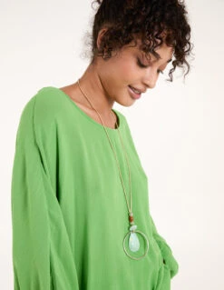 Cheesecloth Necklace Top -Soft Dress Wear Sales Store BV2680IT175 134491
