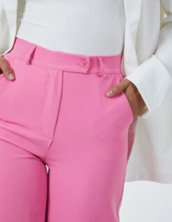 Wide Leg Formal Trouser -Soft Dress Wear Sales Store BV2702 HOTPINK 7105