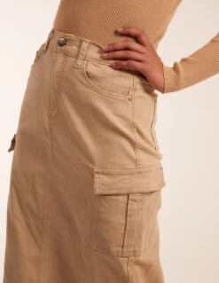 Pocket Midi Skirt -Soft Dress Wear Sales Store BV2946001 112238