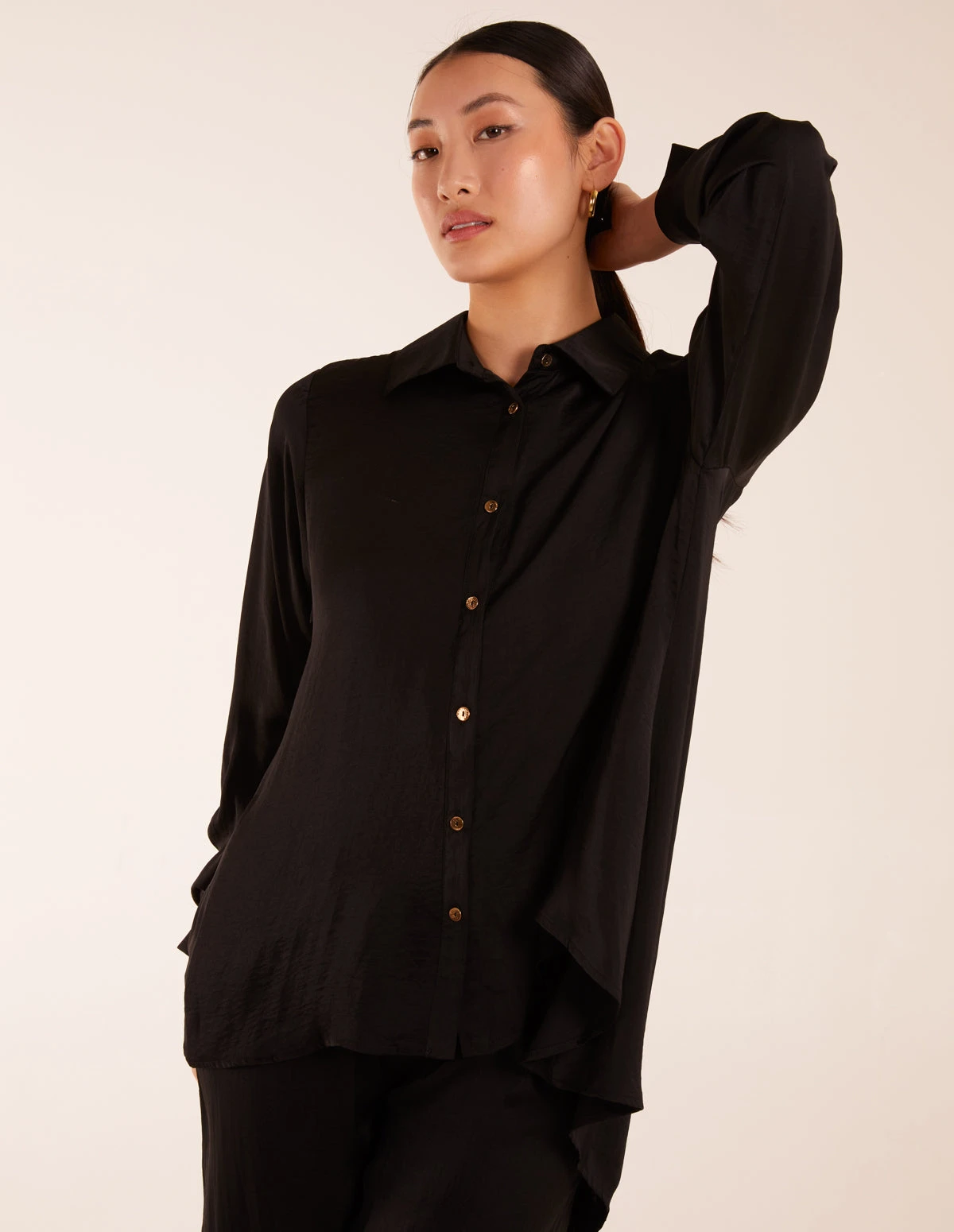 Long Sleeve Shirt & Wide Leg Trouser Set 8 Long Sleeve Shirt & Wide Leg Trouser Set - Image 8