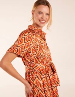 Maxi Shirt Belt Dress -Soft Dress Wear Sales Store BV3144153 129468