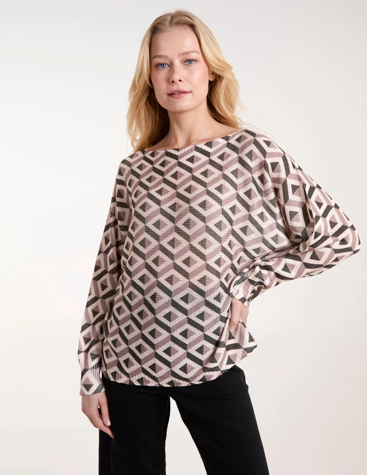 Geometric Print Top 1 Geometric Print Top