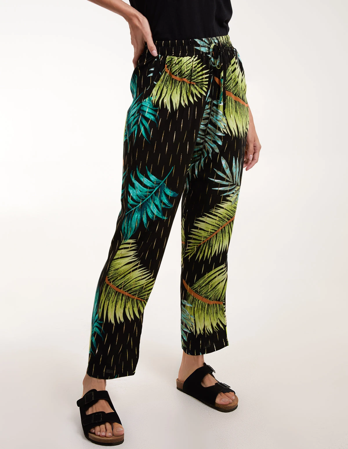 Palm Print Trousers 2 Palm Print Trousers - Image 2
