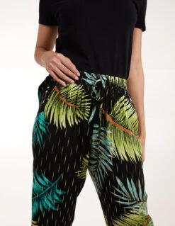 Palm Print Trousers 8 Palm Print Trousers -Soft Dress Wear Sales Store BV3170003 130721