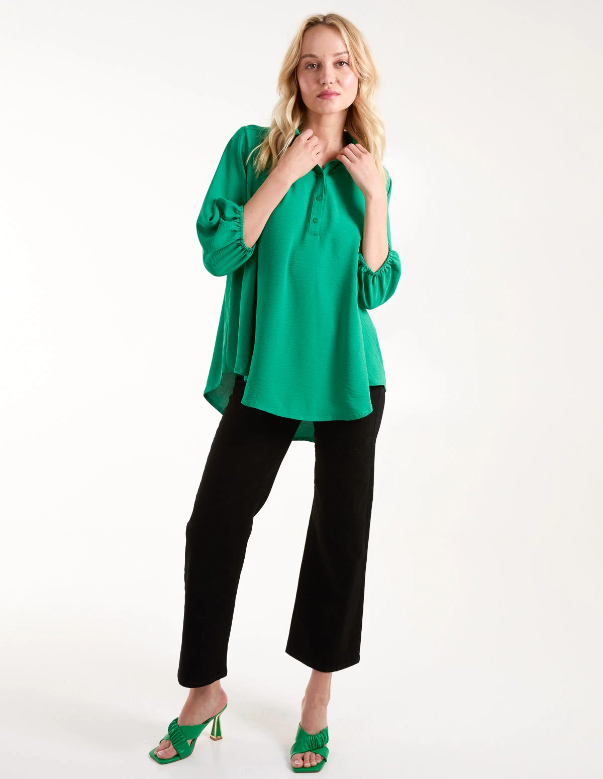 Batwing Shirt With 3/4 Sleeve 2 Batwing Shirt With 3/4 Sleeve - Image 2