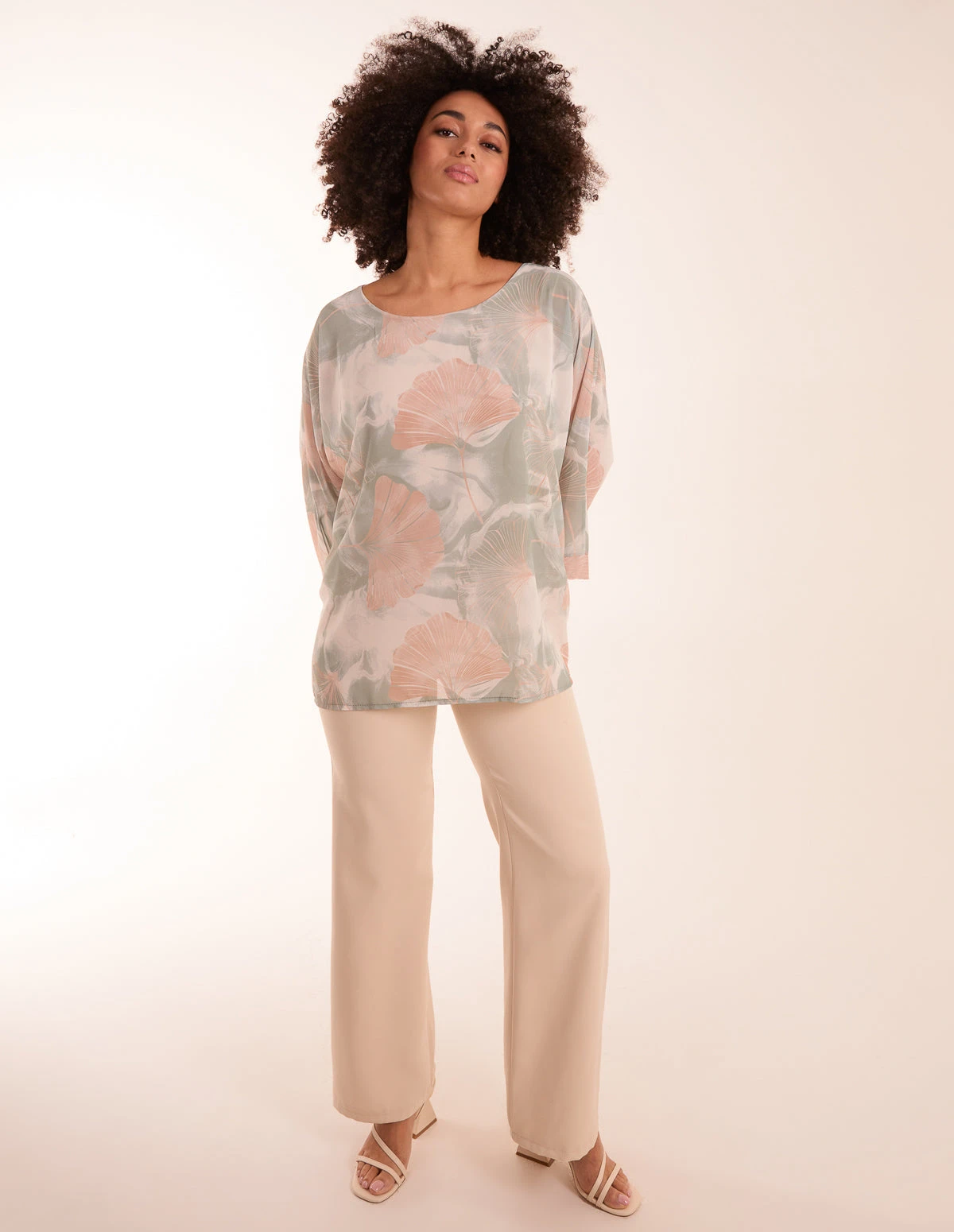 Feather Shell Print Top 2 Feather Shell Print Top - Image 2