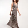 Leopard Print Maxi Dress