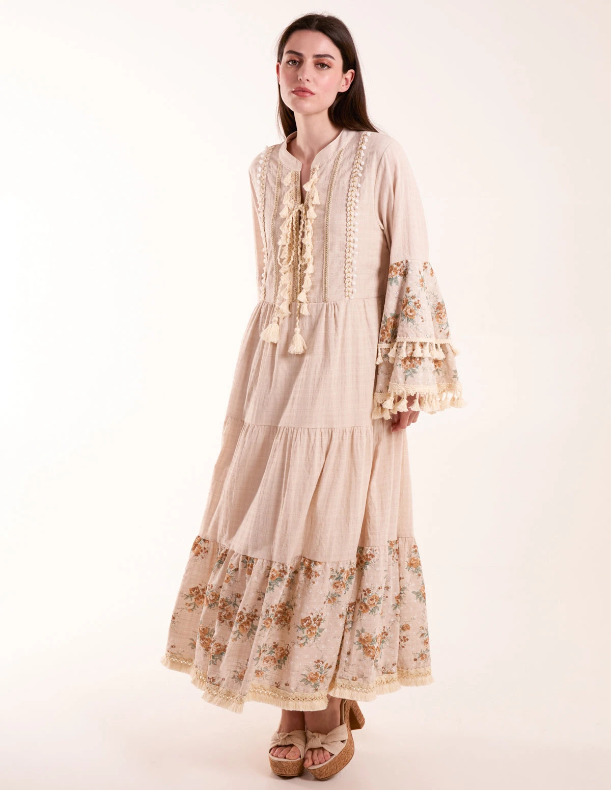 Ruffle Dress With Long Sleeves 3 Ruffle Dress With Long Sleeves - Image 3