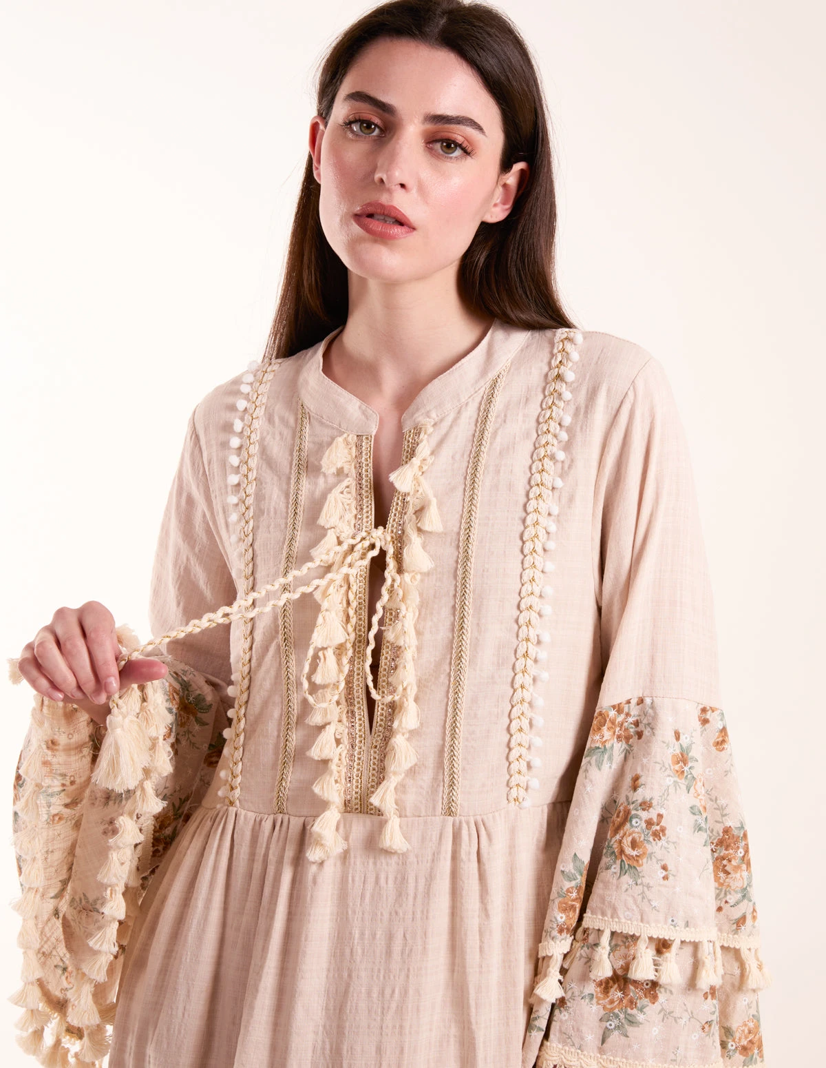 Ruffle Dress With Long Sleeves 2 Ruffle Dress With Long Sleeves - Image 2