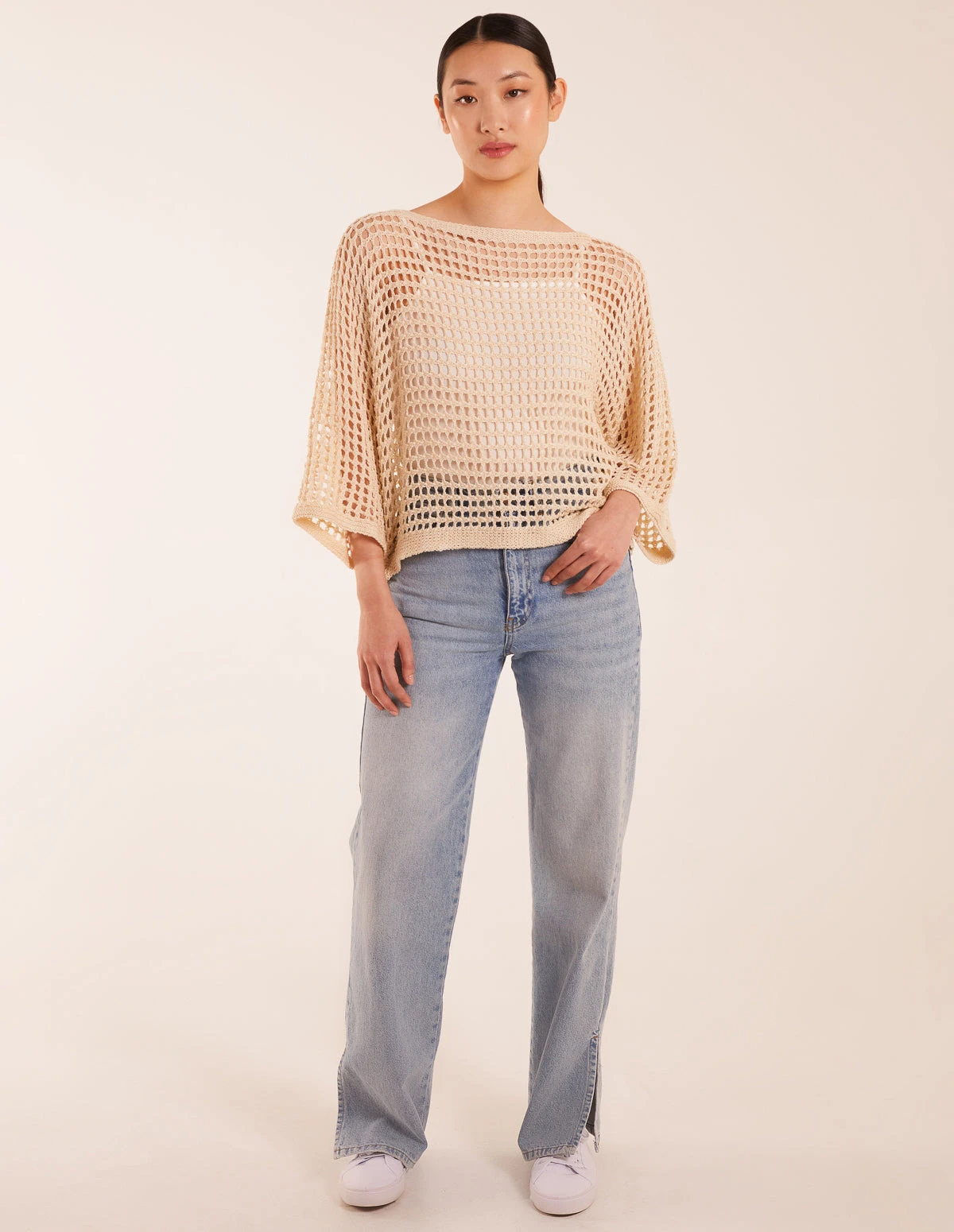 Round Neck Crochet Net Top 4 Round Neck Crochet Net Top - Image 4