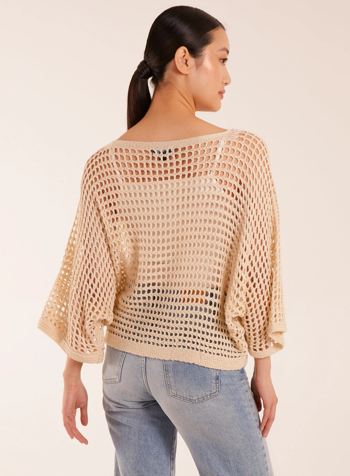 Round Neck Crochet Net Top 5 Round Neck Crochet Net Top - Image 5