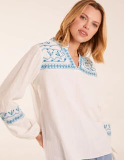 Full Sleeve Embroidered Blouse